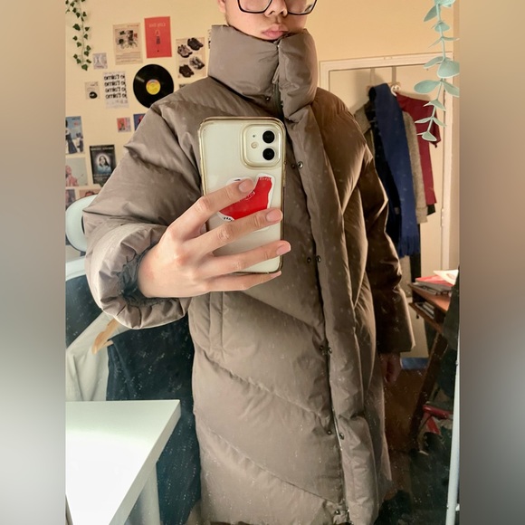 Aritzia Wilfred Cloud Puff Long - Stone Taupe - Picture 2 of 7